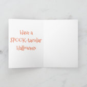 Carte de voeux Halloween/Fantôme (Intérieur)
