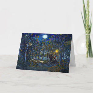 Carte de voeux Halloween Horseman