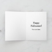 Carte de voeux Halloween Humour personnalisable (Intérieur)