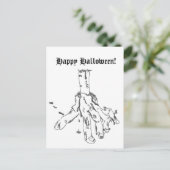 Carte de vœux Halloween joyeuse (Debout devant)