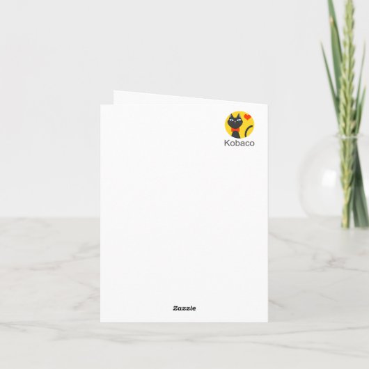 Carte de vœux Halloween Lèvre de Vampire (Dos)