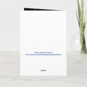 Carte de vœux Halloween Maison Hantée 13 x 18 cm (Dos)