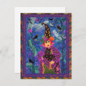 Carte de voeux Halloween mignonne (Devant / Derrière)