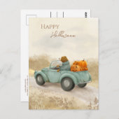 Carte de vœux Halloween mignonne (Devant / Derrière)