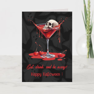 Carte de voeux Halloween personnalisée - Éffrayant