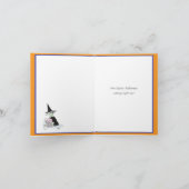 Carte de voeux Halloween - Repas pour enfants sorc (Intérieur)