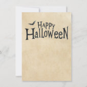 Carte de voeux Halloween Scarecrow (Dos)
