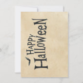 Carte de voeux Halloween Scarecrow (Dos)