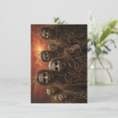 Carte de voeux Halloween Scarecrow (Debout devant)