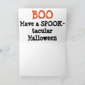 Carte de voeux Halloween/Scène de grave (Intérieur)