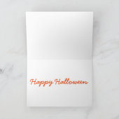 Carte de voeux Halloween/Skeleton (Intérieur)