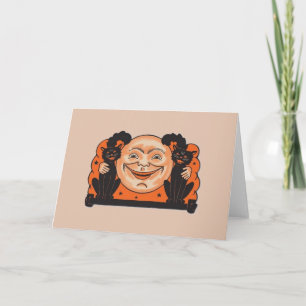 Carte de voeux Halloween vintage