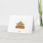 Carte de voeux Hamburger (Dos)