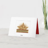 Carte de voeux Hamburger Platter (Dos)