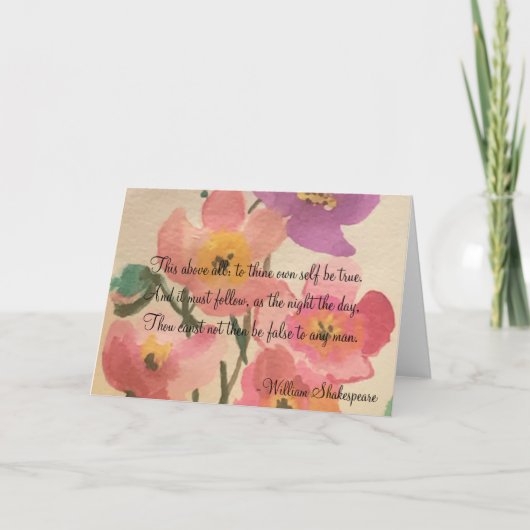 Carte de voeux Hamlet (Devant)