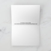 Carte de voeux handicapée de Noël Basset Hound (Intérieur)