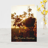 Carte de voeux Hanging Garden Sun Twinkle (Fleur jaune)