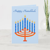 Carte de voeux Hanoukka (Devant)