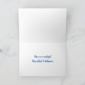 Carte de voeux Hanoukka (Intérieur)