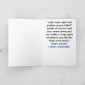 Carte de voeux Hanoukka avec enveloppe (Intérieur)