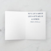 Carte de voeux Hanoukka avec Enveloppe Rêves éléga (Intérieur)