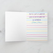 Carte de voeux Hanoukka Design Party (Intérieur)