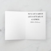 Carte de voeux Hanoukka Hanoukka Happy Art Glitz (Intérieur)