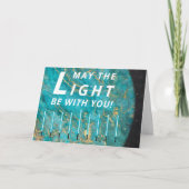 Carte de voeux Hanoukka Lights (Devant)