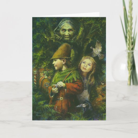 Carte de voeux Hansel et Gretel (Devant)