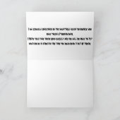 Carte de voeux hantée incarcérée de Chambre (Intérieur)