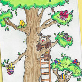 Carte de voeux HAPPY EASTER par Nicole Janes