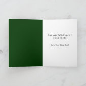 Carte de voeux Happy Fête des pères Golf (Intérieur)