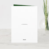 Carte de voeux Happy Fête des pères Golf (Dos)