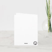 Carte de voeux Happy Goat Spring (Dos)