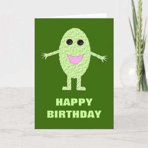 Carte de voeux Happy Green Grape personnalisable