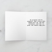 Carte de voeux Happy Hollow - Hérisson (Intérieur)