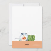 Carte de vœux Happy Nowruz Bowl à poissons (Dos)