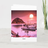 Carte de voeux Harbour Hues (Dos)