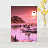 Carte de voeux Harbour Hues (Fleur jaune)