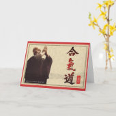 carte de voeux harmonieuse d'esprit (Fleur jaune)