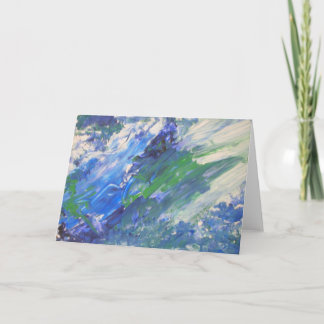 Carte de voeux haute du "surf"