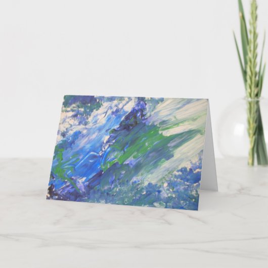 Carte de voeux haute du "surf" (Devant)