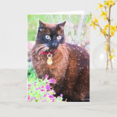 Carte de voeux Havana (Fleur jaune)