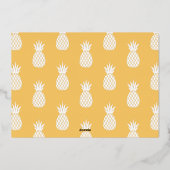 Carte de vœux hawaïenne Mele Kalikimaka sous film  (Verso)