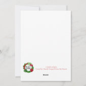 Carte de voeux Hawaiian Christmas Tree (Dos)