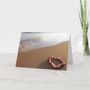 Carte de voeux Hawaiian Lei