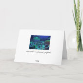 Carte de voeux Hawksbill Sea Turtle (Dos)