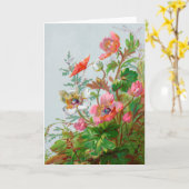 Carte de voeux Hedgerow Garden (Fleur jaune)