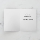 Carte de voeux Heidi "Get Well Bientôt" (Intérieur)