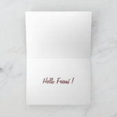Carte de voeux Hello Friend (Intérieur)